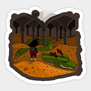 The Desolation of Shenron Sticker